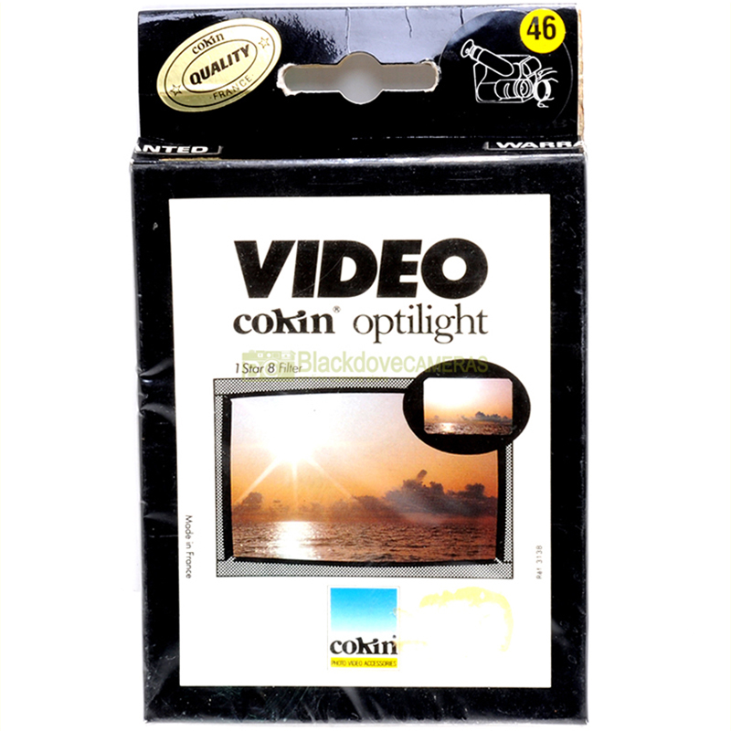 46 mm. Filtro creativo Cokin Video Star 8 para lentes M46. Filtro de cámara