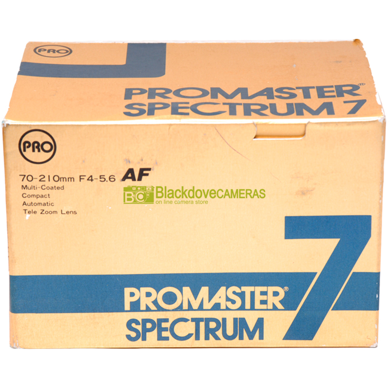 Objetivo zoom Promaster Spectrum 7 70/210 mm. f4-5.6 para cámaras Nikon