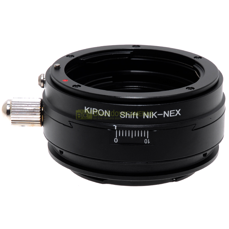 SHIFT adapter for Nikon lenses on sony E-mount cameras