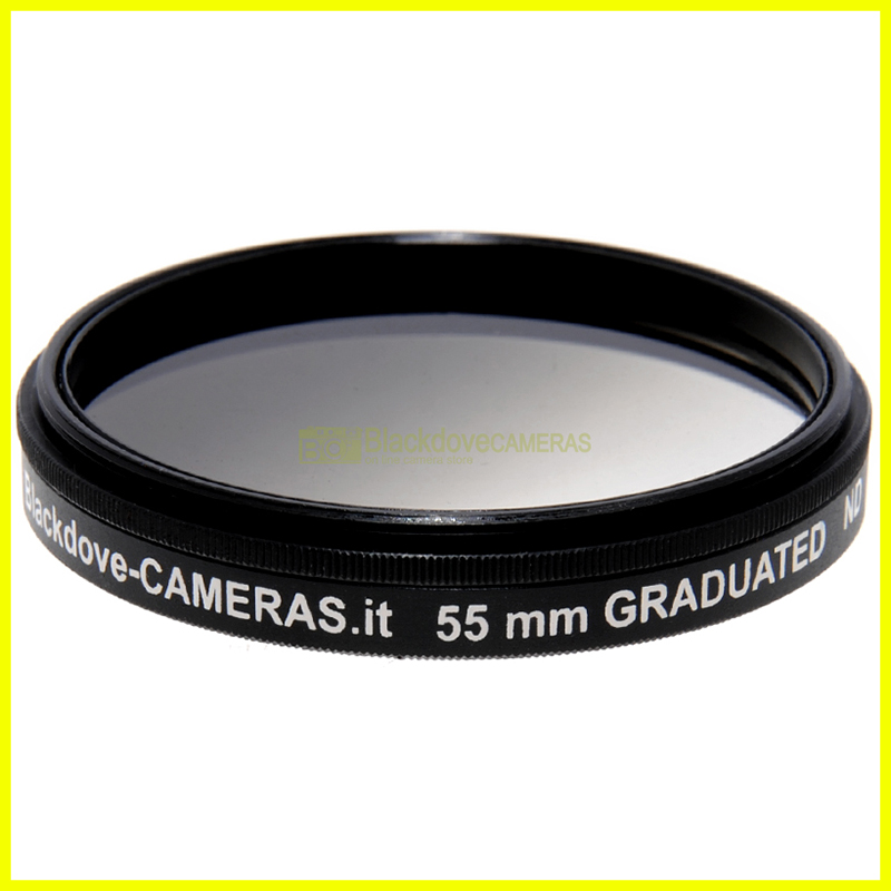 55mm. filtro digradante grigio ND Blackdove Graduated Neutral density vite M55