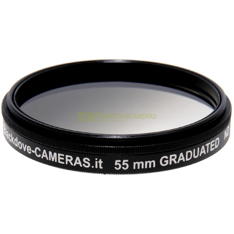 55mm. filtro digradante grigio ND Blackdove Graduated Neutral density vite M55