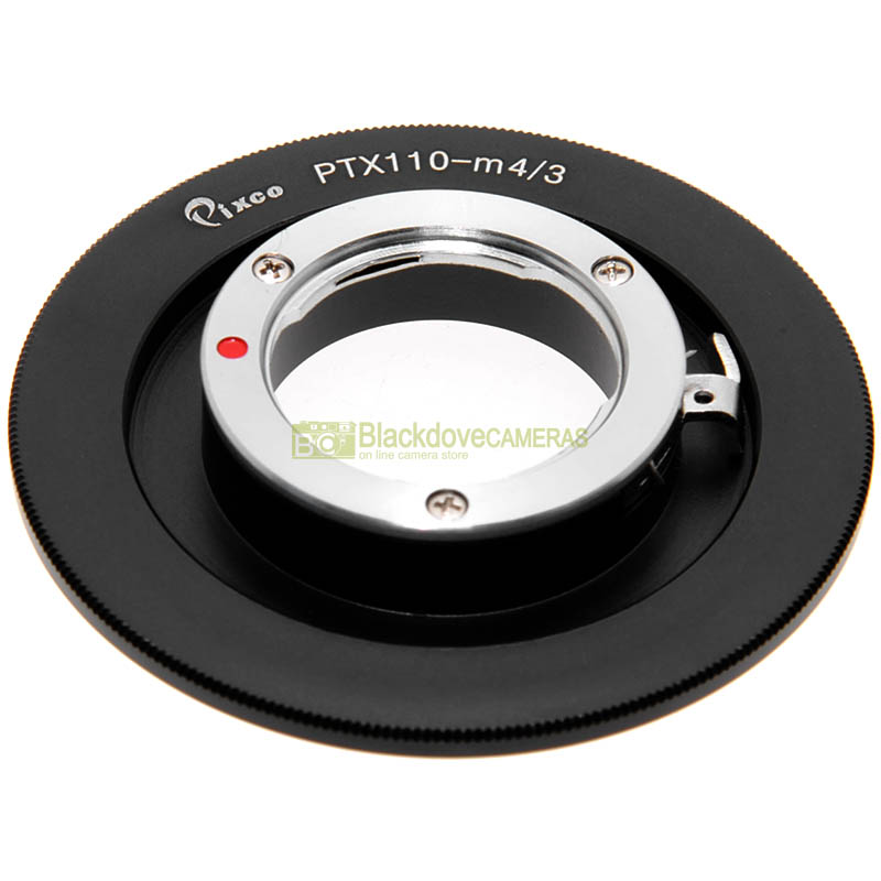 Adattatore per obiettivi Pentax 110 su fotocamere Micro 4/3. Anello adapter MFT.