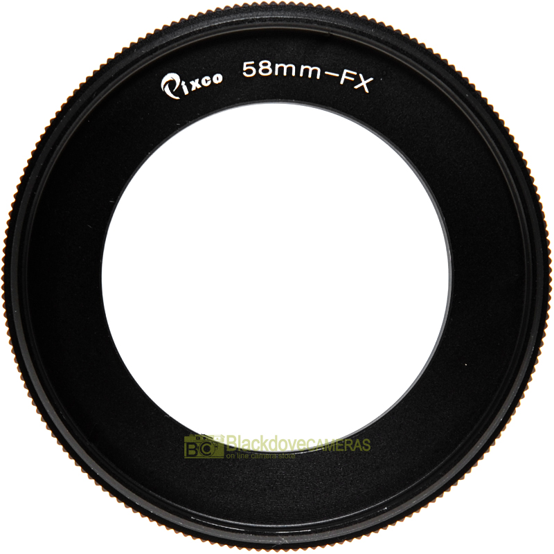 58mm reversing ring for macro shooting on Fuji Fujifilm X digital cameras
