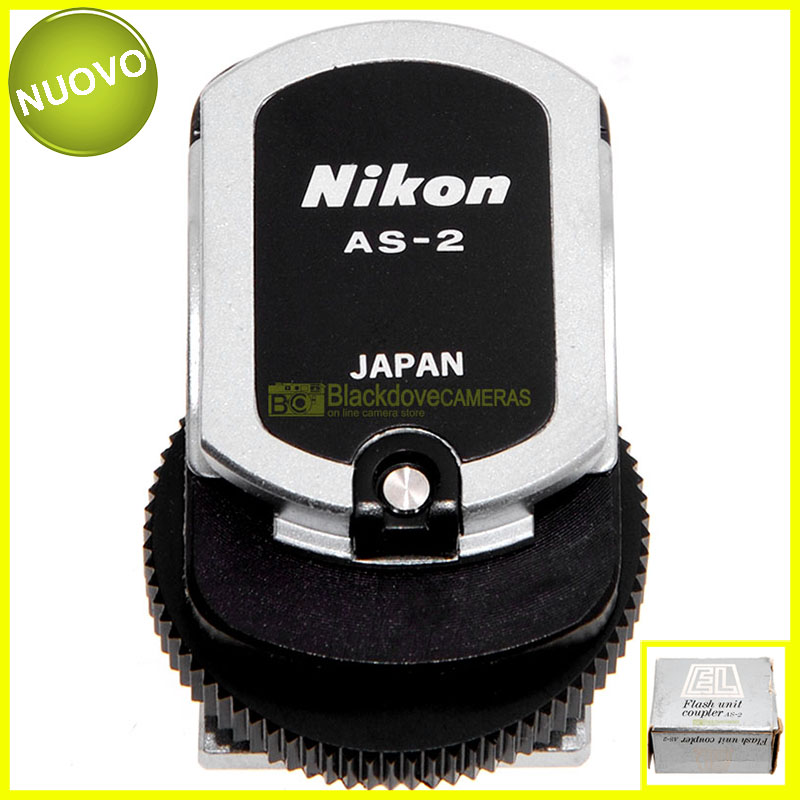 Nikon AS-2 Flash Unit Coupler. Adattatore slitta flash per fotocamere reflex. 