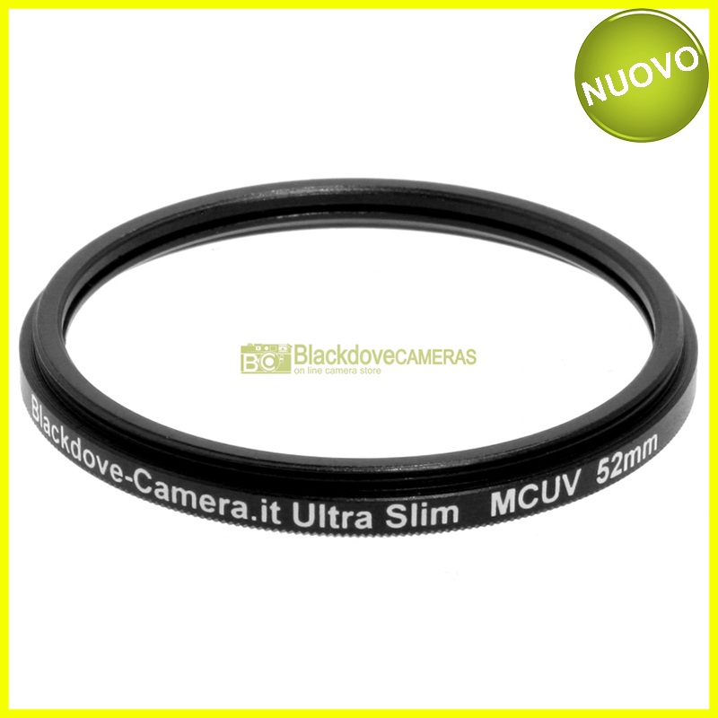 “52mm. filtro UV Slim MC Blackdove-cameras. Ultra violet filter, Multi Coated.”