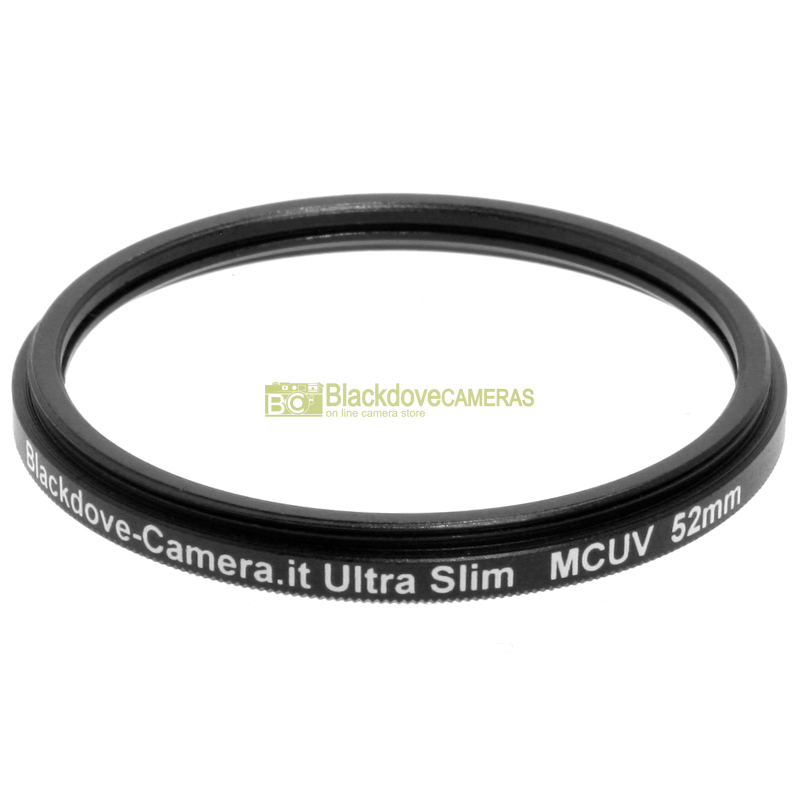 “52mm. filtro UV Slim MC Blackdove-cameras. Ultra violet filter, Multi Coated.”