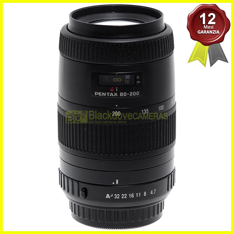 Pentax KA zoom SMC A 80/200mm. f4,7-5,6 manual focus compatibile con digitali. 