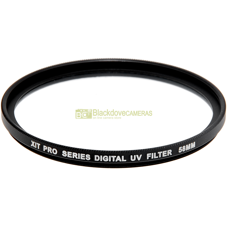 58mm Filtro UV XIT Pro Series Digital a vite M58. Lens UltraViolet photo filter
