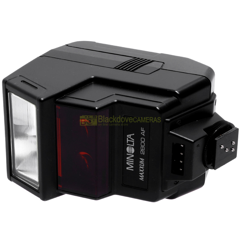 “Minolta flash 2800AF TTL per fotocamere a pellicola autofocus e manual focus”