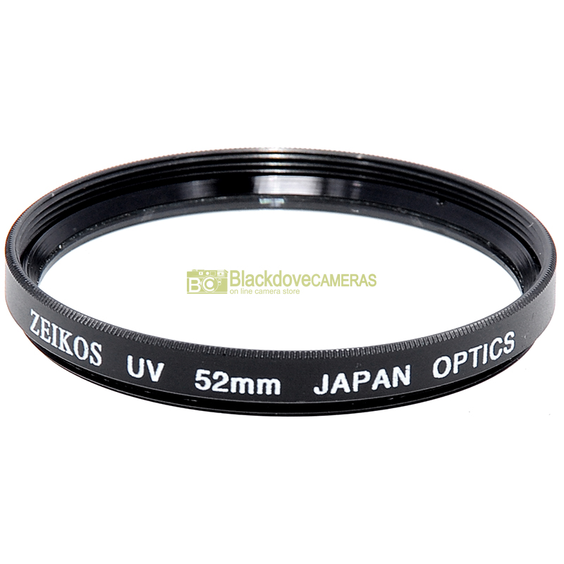 52mm Filtro UV per obiettivi Zeikos Japan a vite M52. Lens UltraViolet filter.