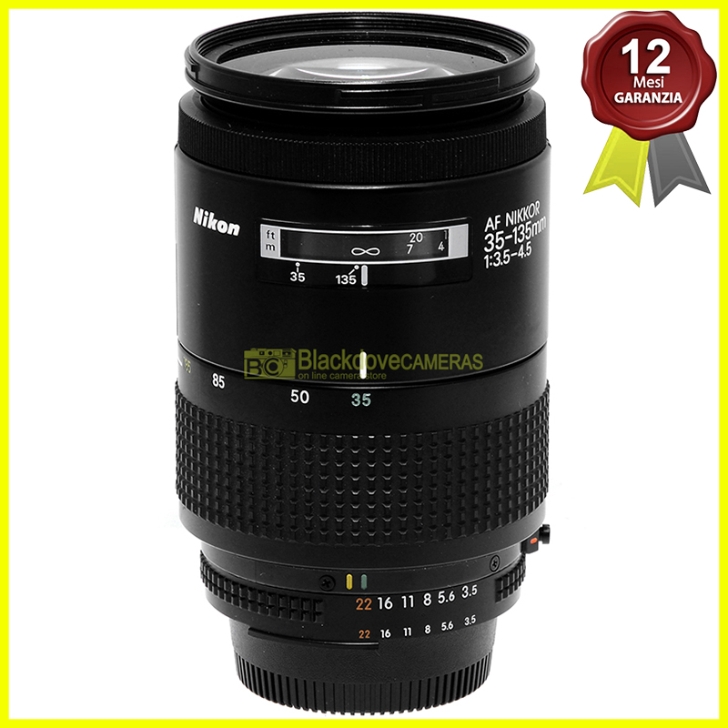 Nikon AF Nikkor 35/135mm f3,5-4,5 Macro Zoom Full Frame per fotocamere reflex