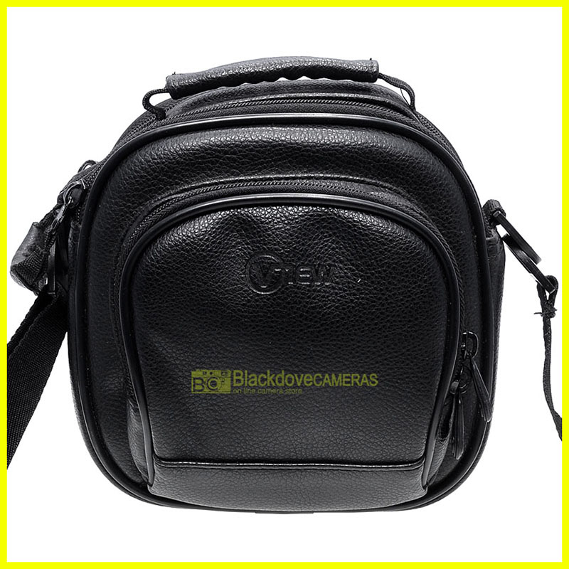 Borsa fotografica tracolla View in similpelle per fotocamere cm 7x15x17 interno