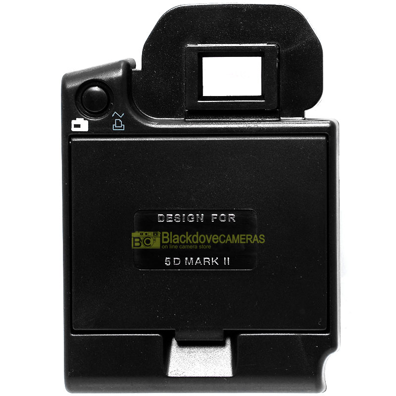 “Protezione display con paraluce per fotocamere Canon EOS 5D Mark II. LCD protector Hood”