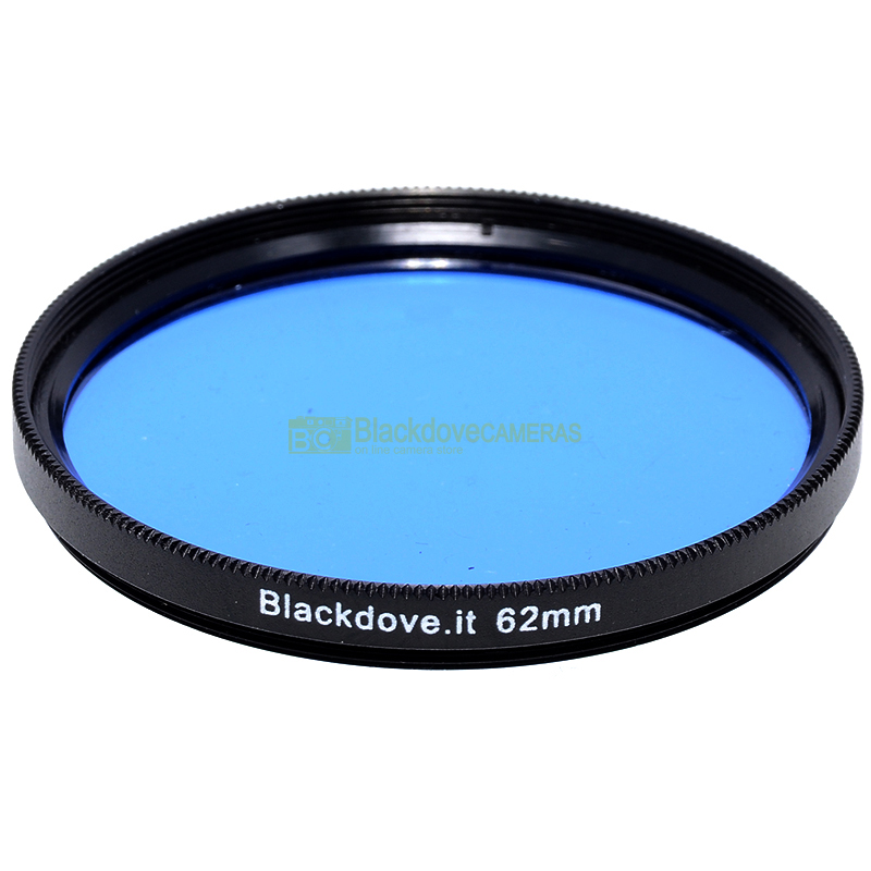 62mm. Filtro colorato Blu Blackdove-cameras innesto a vite M62 lens filter