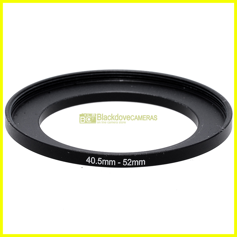 Adattatore step up 40,5/52mm. per filtri M52 su obiettivi diametro 40,5 Adapter