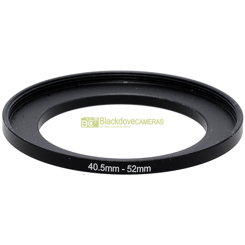 Adattatore step up 40,5/52mm. per filtri M52 su obiettivi diametro 40,5 Adapter