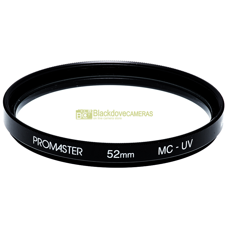 52mm Filtro UV MC Promaster a vite M52. Ultra Violet camera lens filter.