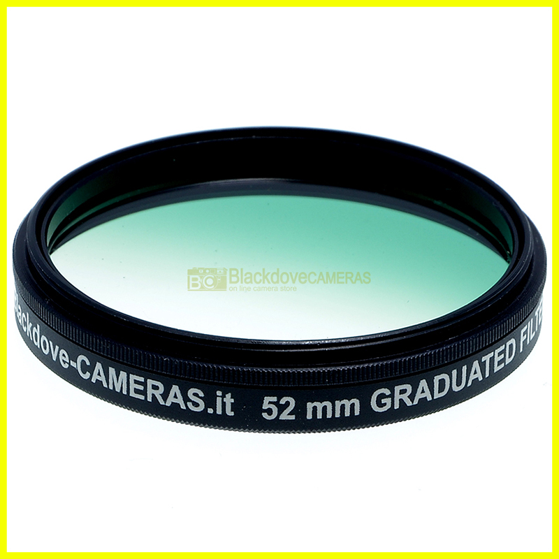 52mm. filtro digradante verde Blackdove Graduated green filter. Vite M52