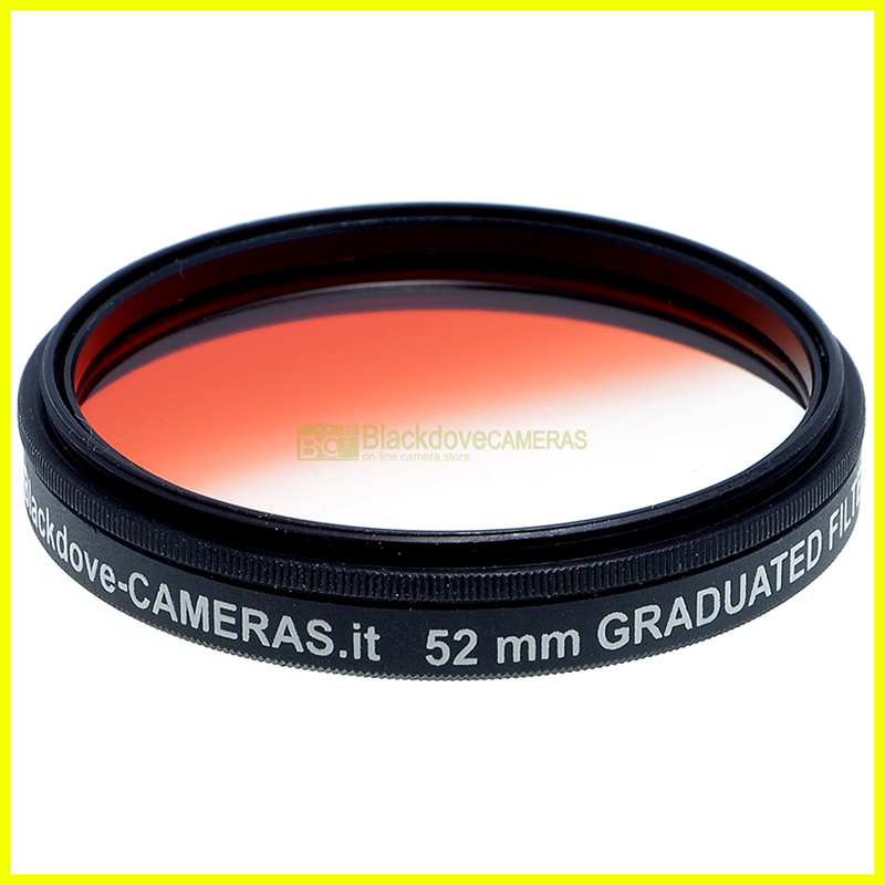 52mm. filtro digradante rosso Blackdove Graduated red filter. Vite M52