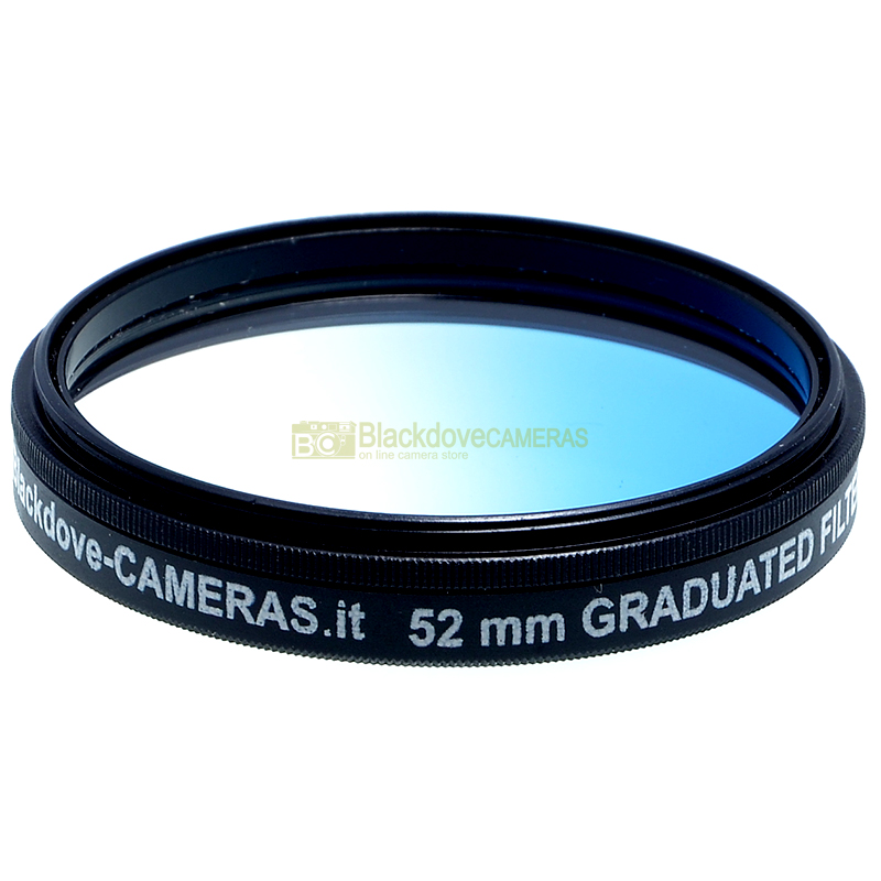 52mm. filtro digradante blu Blackdove Graduated blue filter. Vite M52