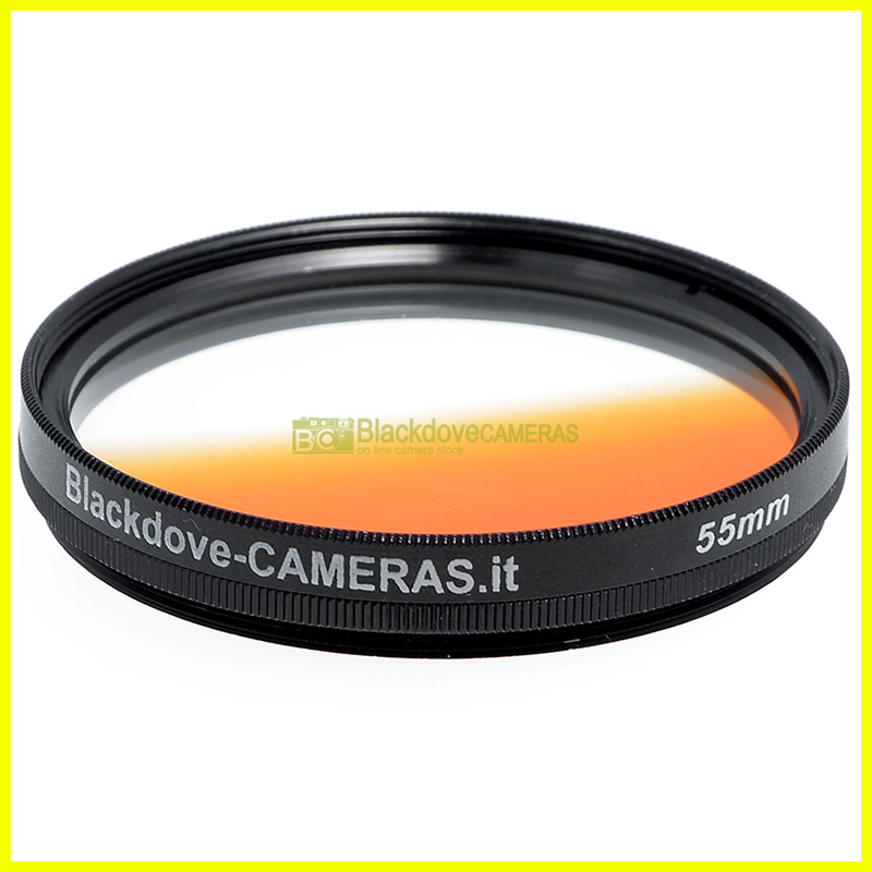 55mm. filtro digradante arancio Blackdove Graduated orange filter. Vite M55