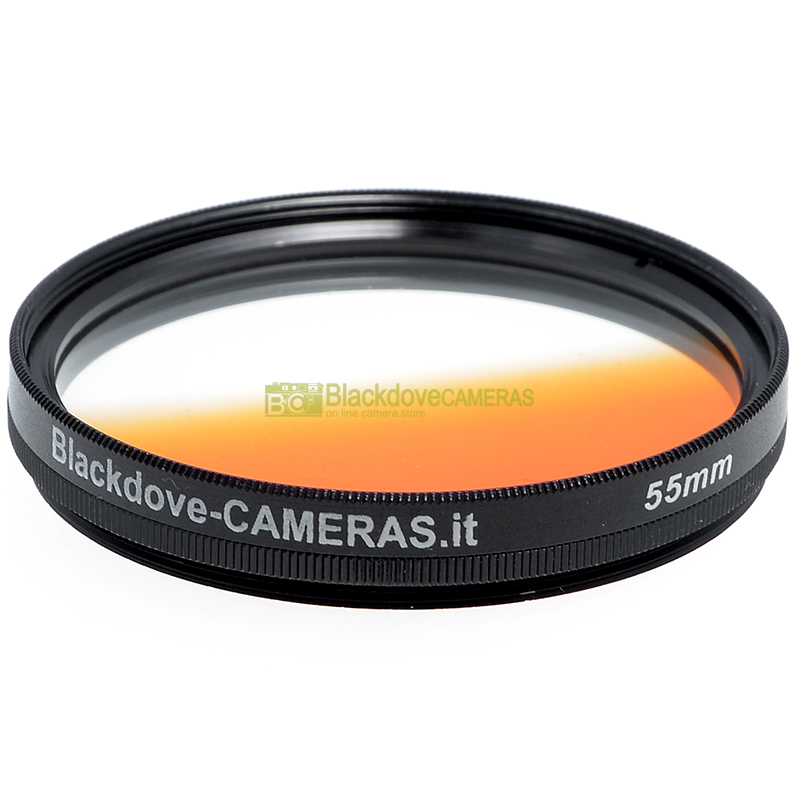 55mm. filtro digradante arancio Blackdove Graduated orange filter. Vite M55