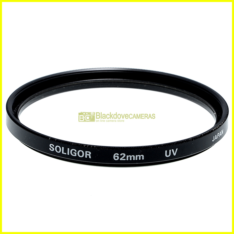 62mm Filtro UV Ultra violetto Soligor a vite M62 Ultraviolet lens filter.