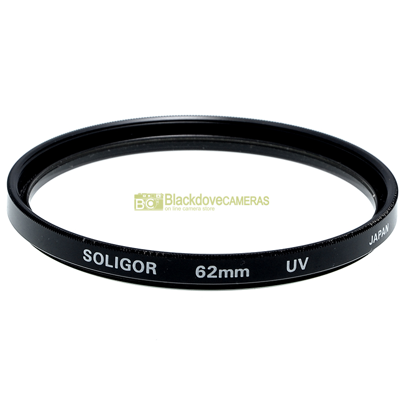 62mm Filtro UV Ultra violetto Soligor a vite M62 Ultraviolet lens filter.