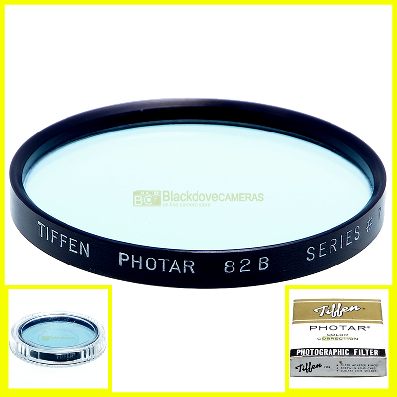 Filtro di conversione Azzurro 82B Tiffen Photar per series VII. 82 B Blue filter