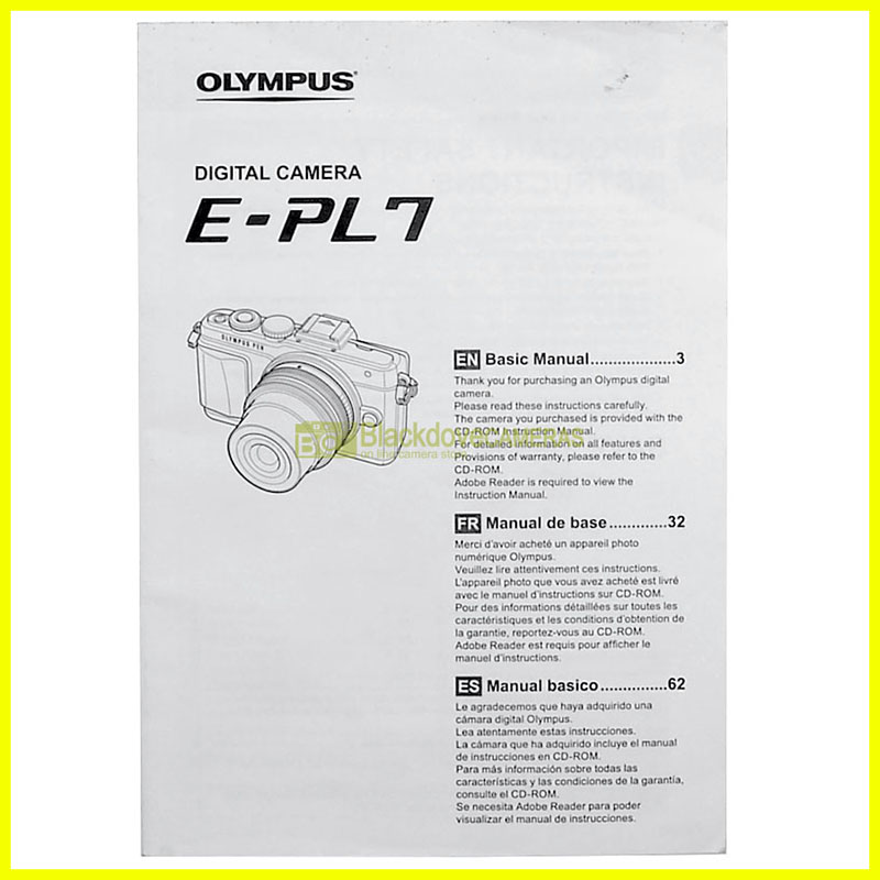 Manuale Olympus E-PL7
