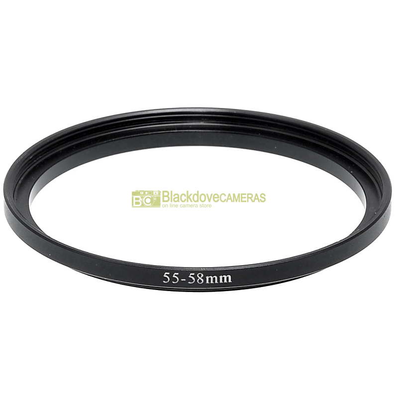 Adattatore step up B+W 55/58mm per filtri M58 su obiettivi diametro 55 Adapter