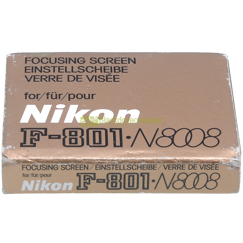 Schermo di messa a fuoco per Nikon F801 N8008. Vetrino Screen. 