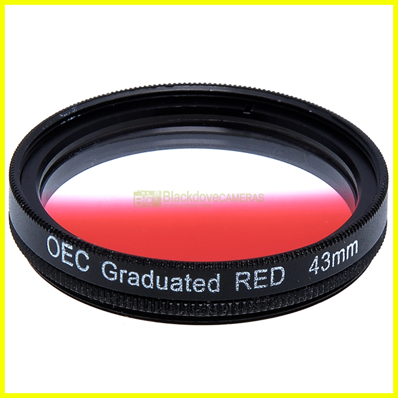 43mm. filtro digradante rosso OEC