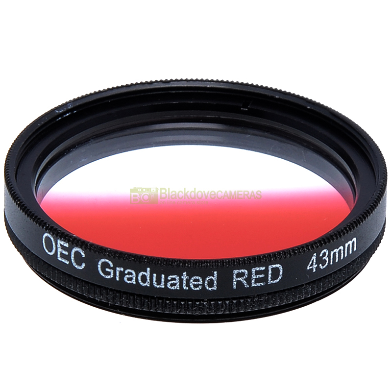 43mm. filtro digradante rosso OEC
