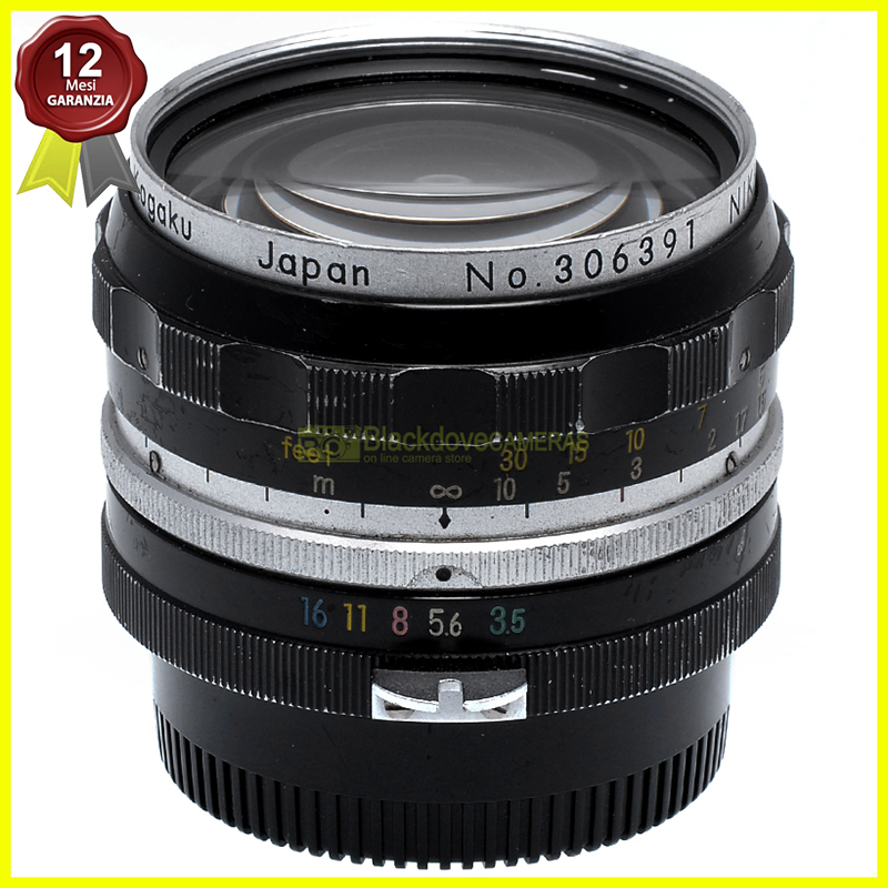 Nikon Nikkor H Auto 28mm f3,5 obiettivo per fotocamere innesto F a forcella