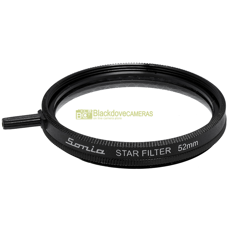 52mm filtro Star 4x stella a 4 punte Sonia per obiettivi M52 Cross screen filter