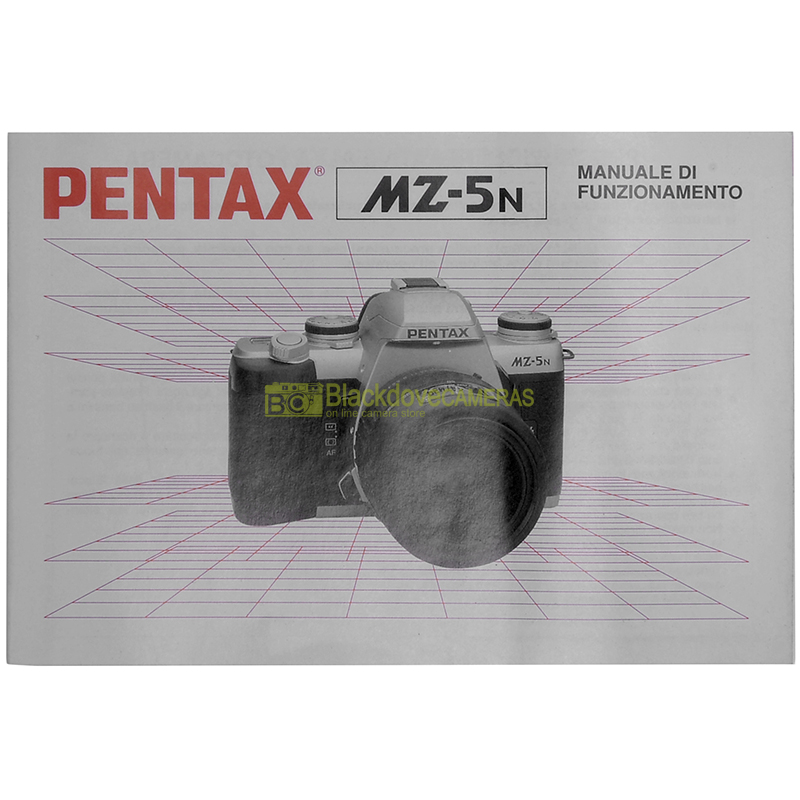 Libretto di istruzioni Pentax MZ-5N in italiano. Manuale utente MZ5N. Originale.