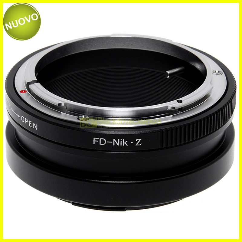 Adapter per obiettivi Canon FD e FL su fotocamera Nikon Z mirrorless. Adattatore