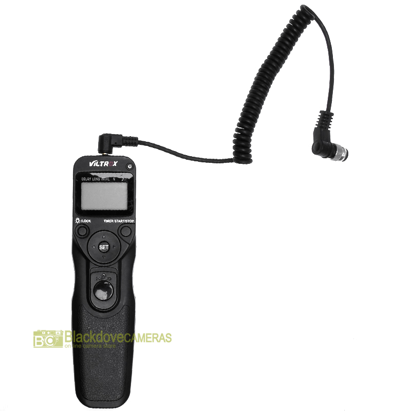 Telecomando con intervallometro Viltrox per fotocamere Nikon, Canon ecc.