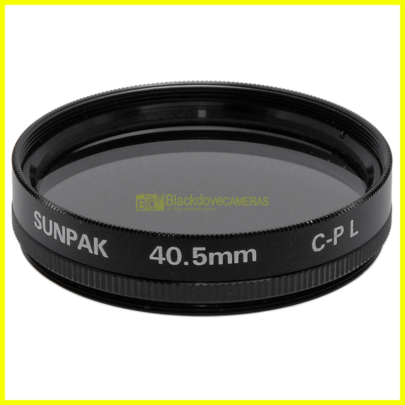 40,5mm Filtro polarizzatore Sunpak per obiettivi a vite M40,5. Polarizing