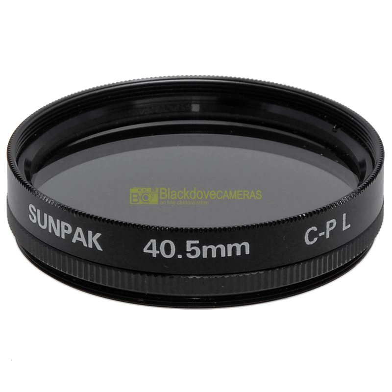 40,5mm Filtro polarizzatore Sunpak per obiettivi a vite M40,5. Polarizing