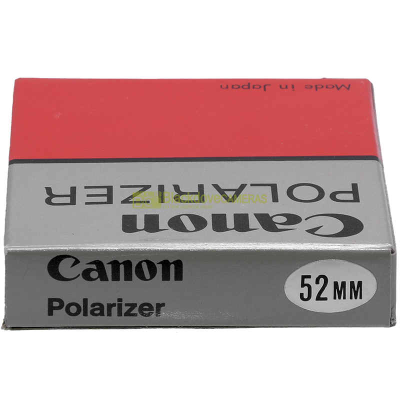 2mm. Original Canon polarizing filter with M52 screw. Polarizer filter