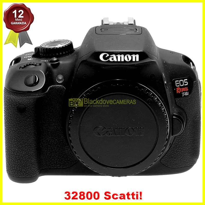 Canon EOS Rebel T4i 650D Appareil photo reflex à corps noir Appareil photo 18Mp