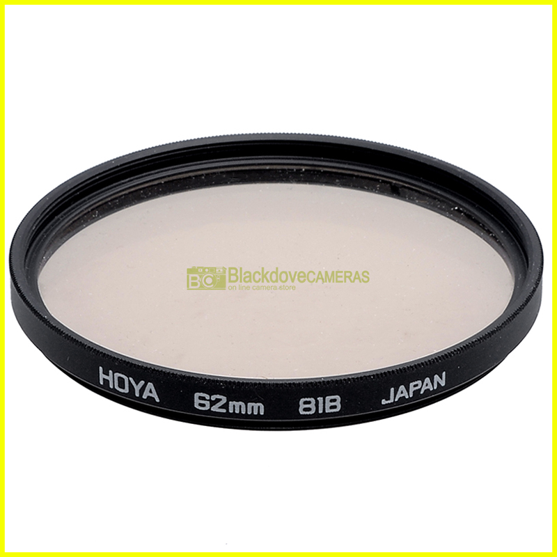 62mm Filtro conversione colore 81B Hoya, innesto a vite M62 Blue lens filter