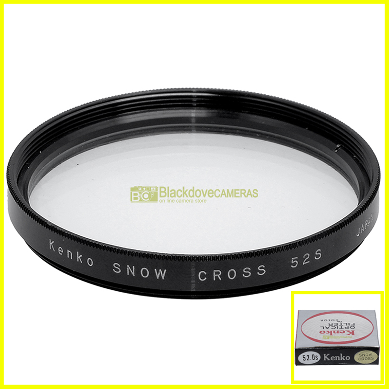 52mm filtro Snow Cross Kenko per obiettivi M52 Cross screen