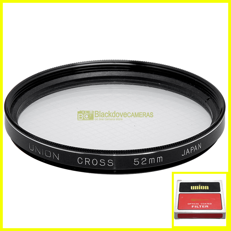 52mm filtro cross screen 4 punte Union per obiettivi M52. Cross screen 