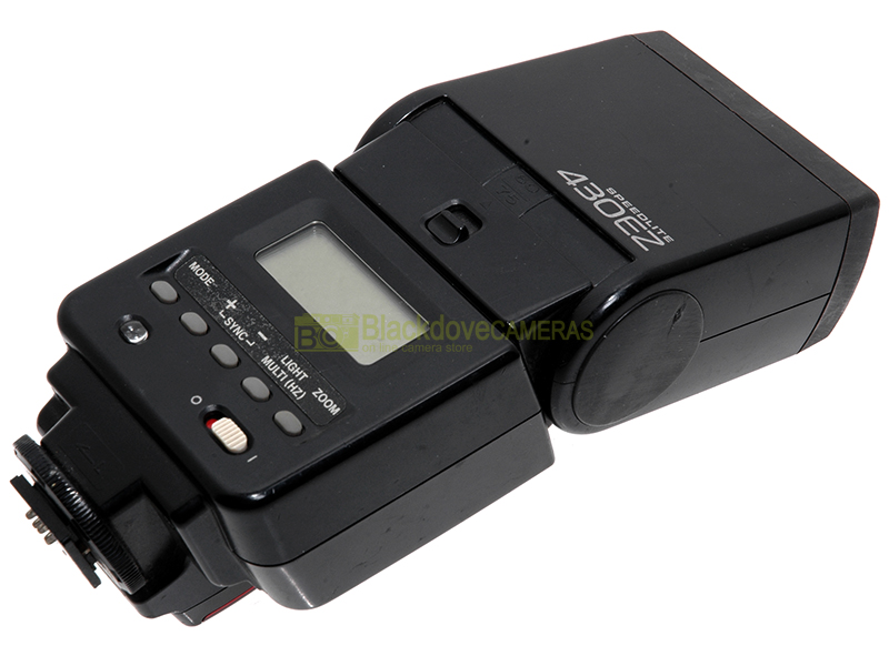 Flash Canon Speedlite 430 EZ TTL per fotocamere analogica a pellicola EOS.