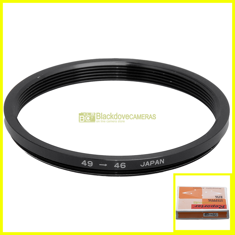 Adattatore step down 49/46mm per filtri M46 su obiettivi diametro M49 Adapter