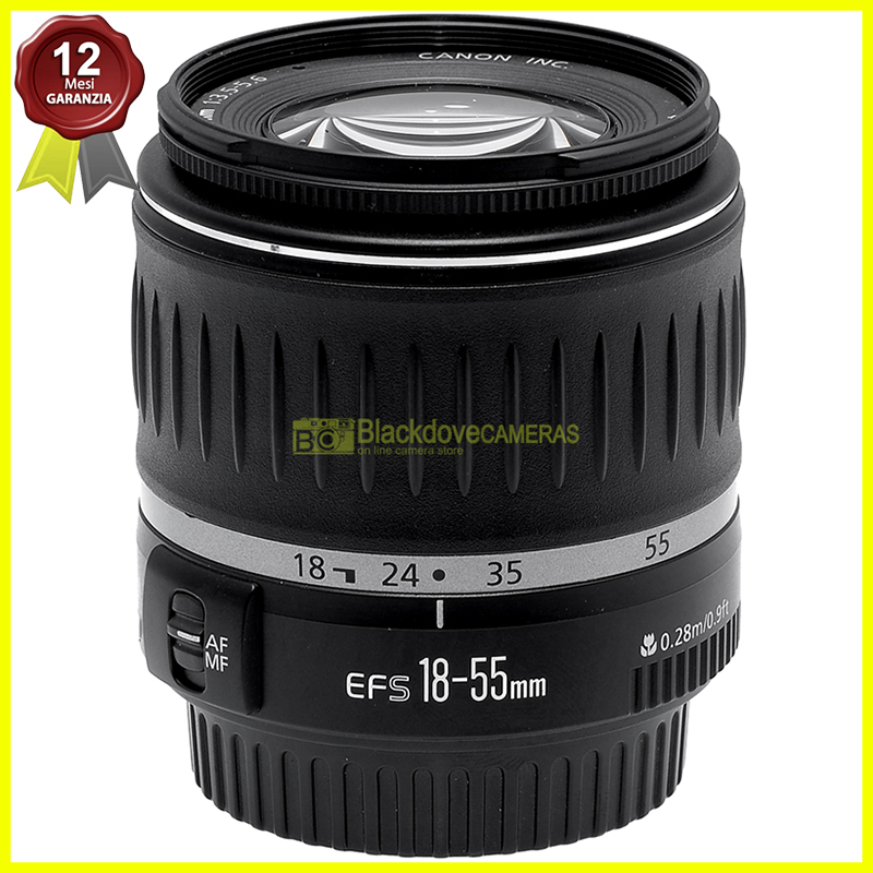 Canon EF-S 18-55mm f3,5-5,6. Obiettivo zoom per fotocamere digitali EOS AF.