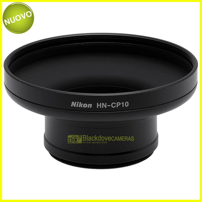 Nikon HN-CP10 paraluce originale per fotocamere Coolpix 5400. Genuine lens hood.